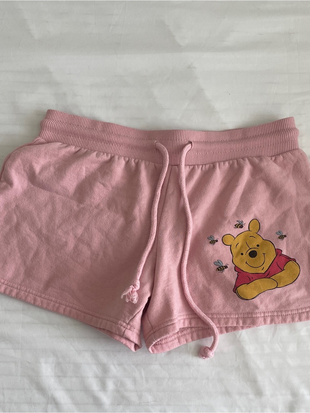 Disney Winnie the Pooh Women's M High Waist Sweat shorts Drawstring